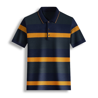 Men's Striped Shirt | Ideal for SummerBlack